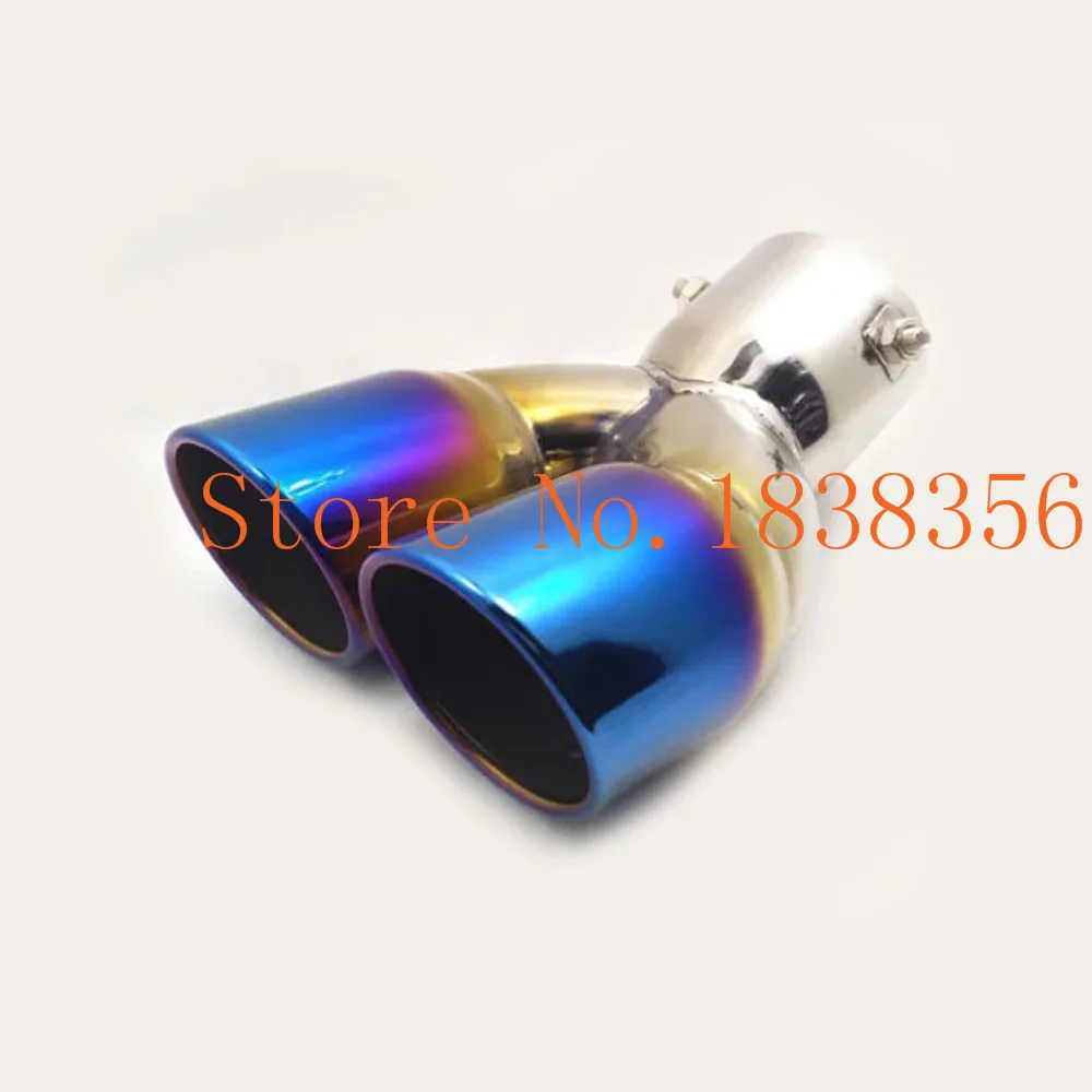 For TOYOTA Wish 2005 2006 2007 2008 2009 2010 2011 2012-2018 Car Outlet Cover Muffler Exterior End Pipe Dedicate Tip Tail 1pcs