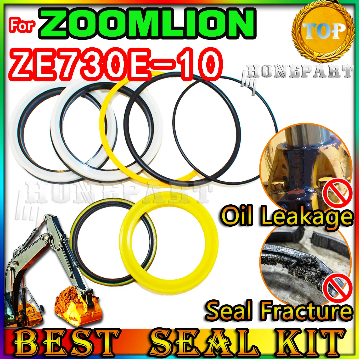 

For ZOOMLION ZE730E-10 Excavator Oil Seal Repair Kit ZE730E 10 Spovel Hammer Construction Tool Set Pack Heavy Master Excavating