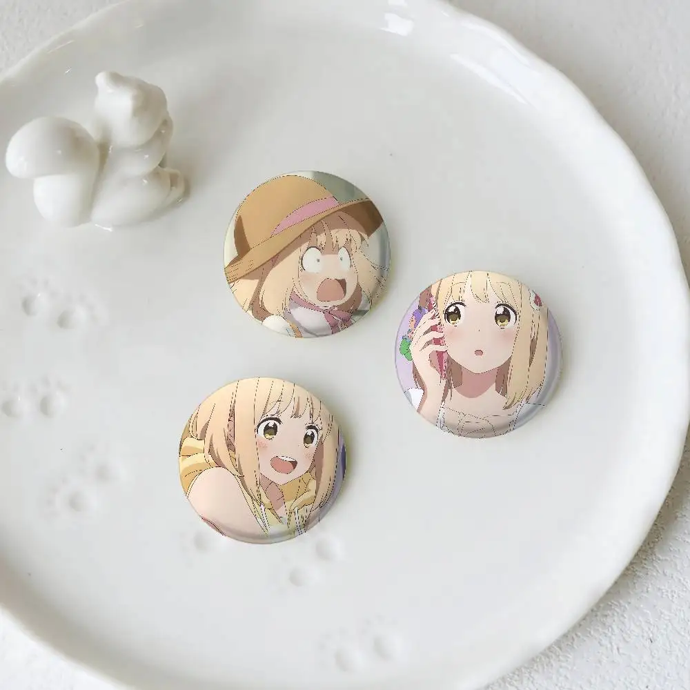 Kase-san And Morning Glories شارات أنيمي صفيح دبوس زر مخصص أنيمي دور المدرسة القديمة بروش الكرتون طوق شارة هدية