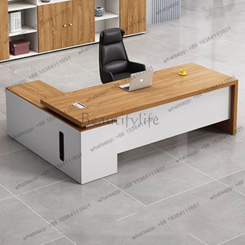 FG creative chinese office desk modern design luxury decoration study computer office desk fashion mesas escritorio salon furnit