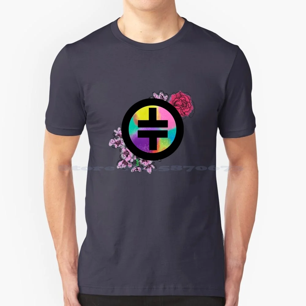 Take That-Colorful Symbol Floral T Shirt 100% Cotton Tee Take That Gary Barlow Howard Donald Mark Owen Tt30 Thatters Gbarmy