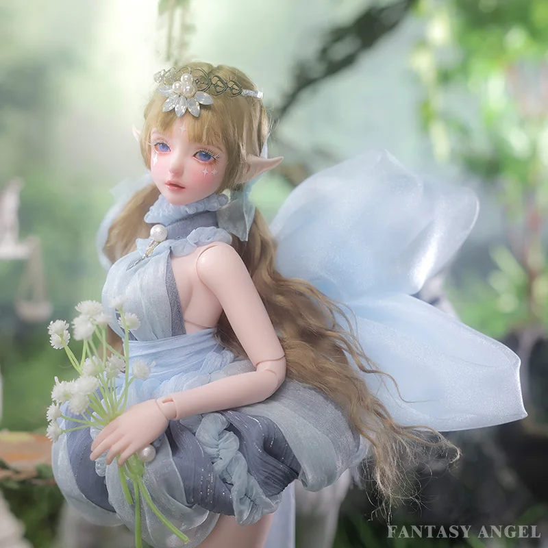 

Sue BJD Doll 1/4 42.5cm Resin Doll With LDS Cai Body Blue Forest Fairy Fullset Toys Gift Dolls