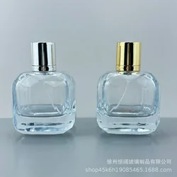 Spray bottle ultra thick bottom large capacity glass bottle perfume bottle 100ml cosmetic bottle glass empty Refillable Bottles