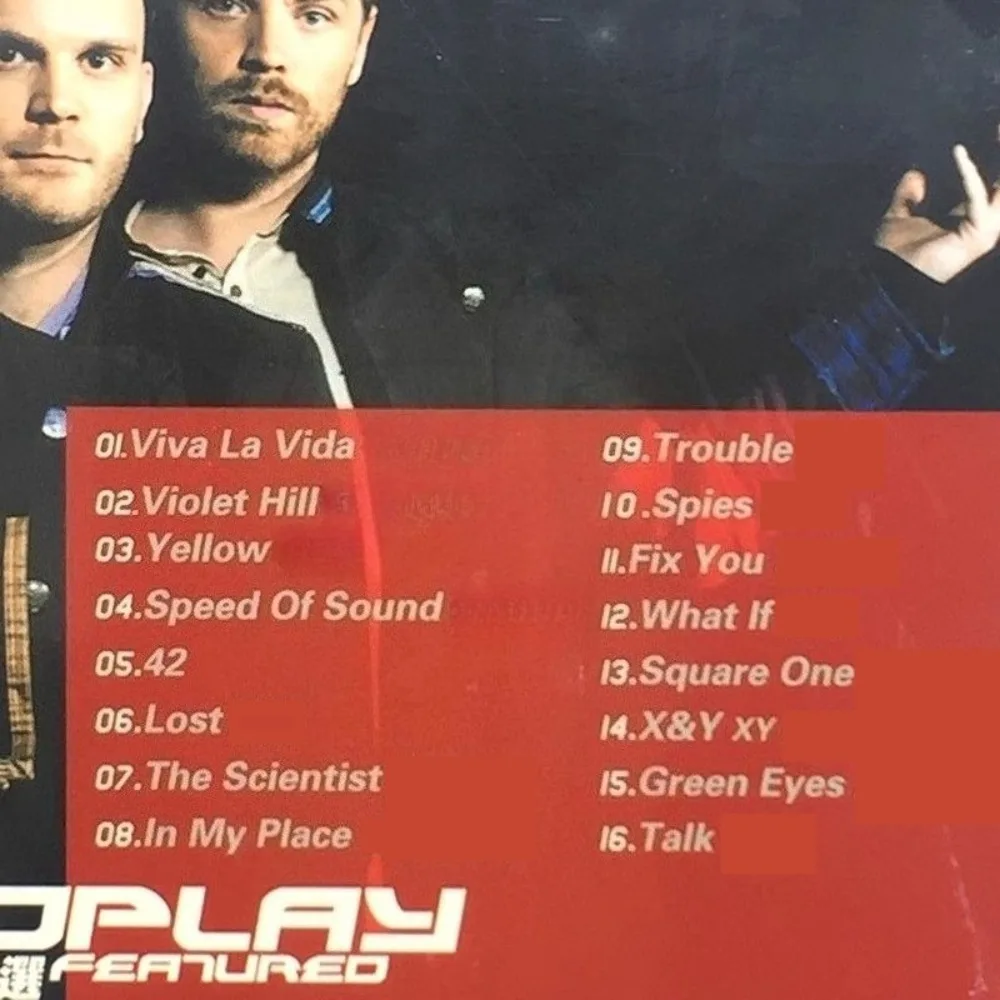 Coldplay Greatest Hits Album CD Viva La Vida British Rock Music Collection