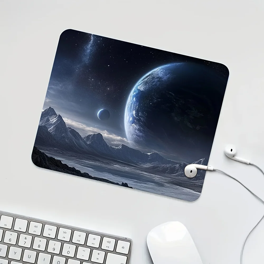 

Космическая Вселенная Настольный коврик Planet Starry Nebula Настольные коврики для ПК Настольный аксессуар Игровой коврик для мыши Нескользящий коврик для мыши Космический коврик для мыши