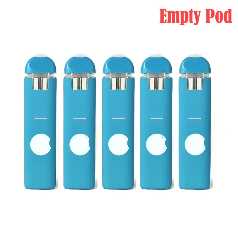 10-50 pces biscoitos vape caneta 1ml capacidade vazia cartucho cerâmico 280mah bateria recarregável vaporizador cigarros eletrônicos