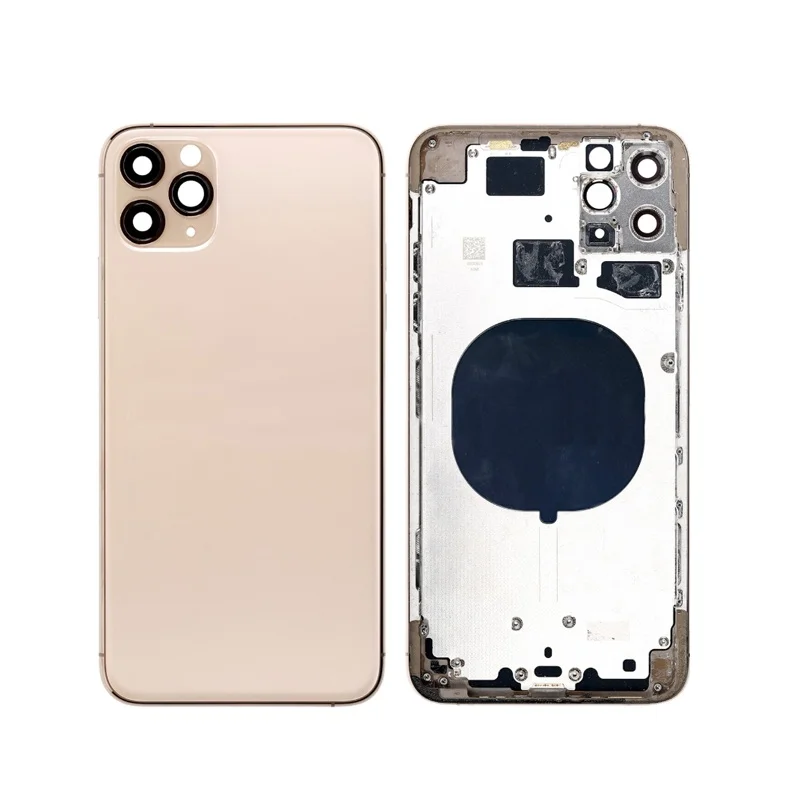 For iPhone 11 PRO/11 PRO MAX Back Cover + Mid Chassis Frame + SIM Tray + Side Key Assembly Battery Housing Shell Assembly