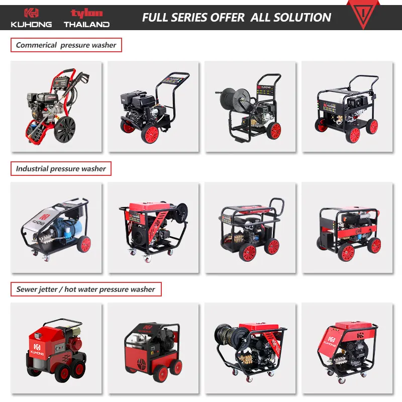 3.0KW 122Bar 380V Electric Car Pressure Washer Hidrolavadora