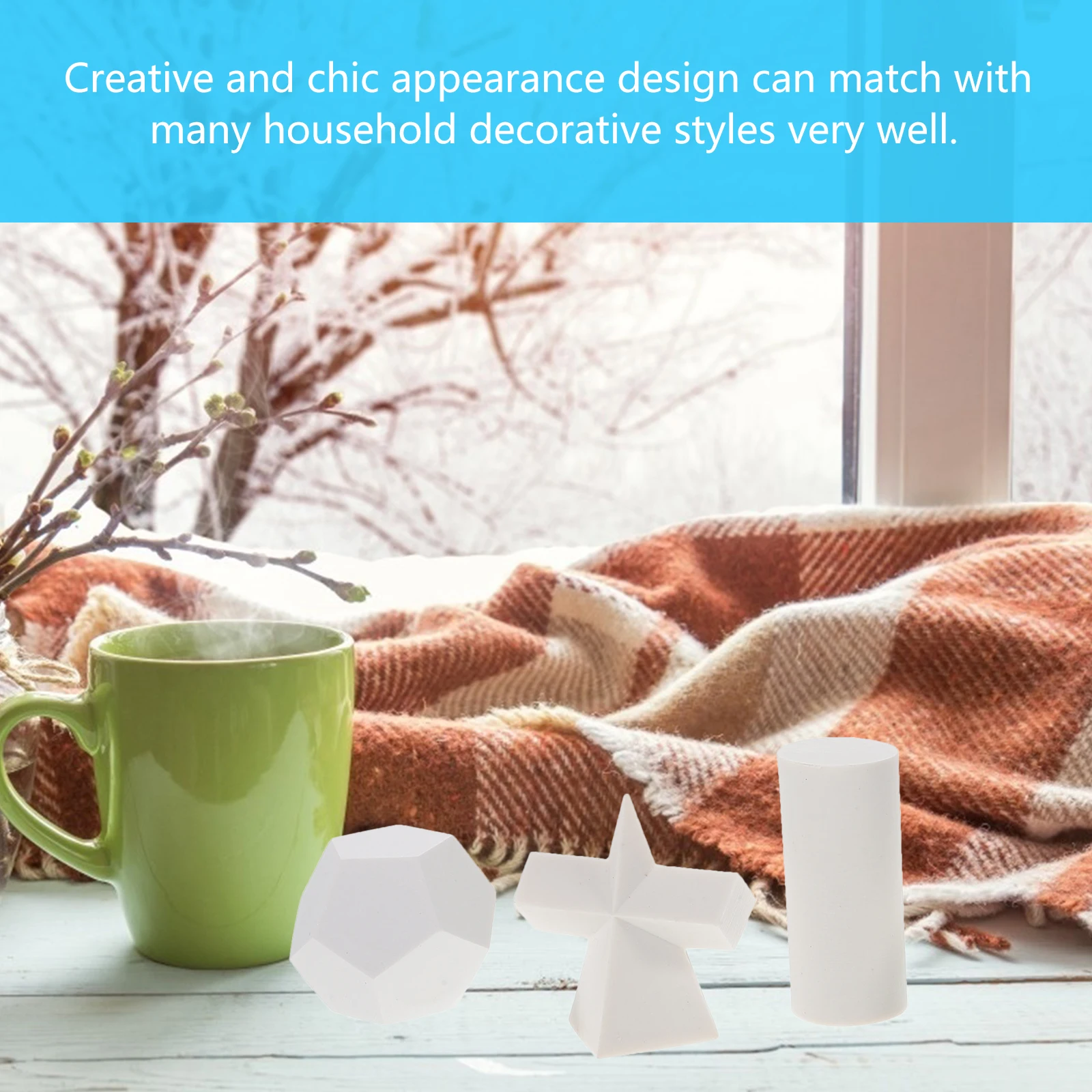 5pcs Resin Geometric s Sketch Practice Drawing Supplies 3D Geometry Props Simple Geometry Simulation Gypsum Statue For