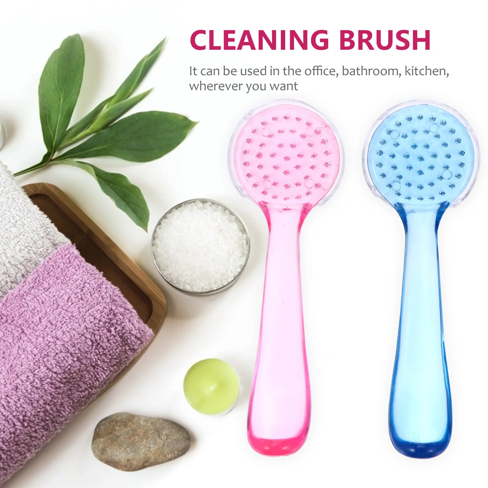 

10Pcs Nail Brush Set Handle Grip Fingernail Cleaner Flexible Bristles for Hands Feet Toenails Kitchen Bathroom Garden Travel