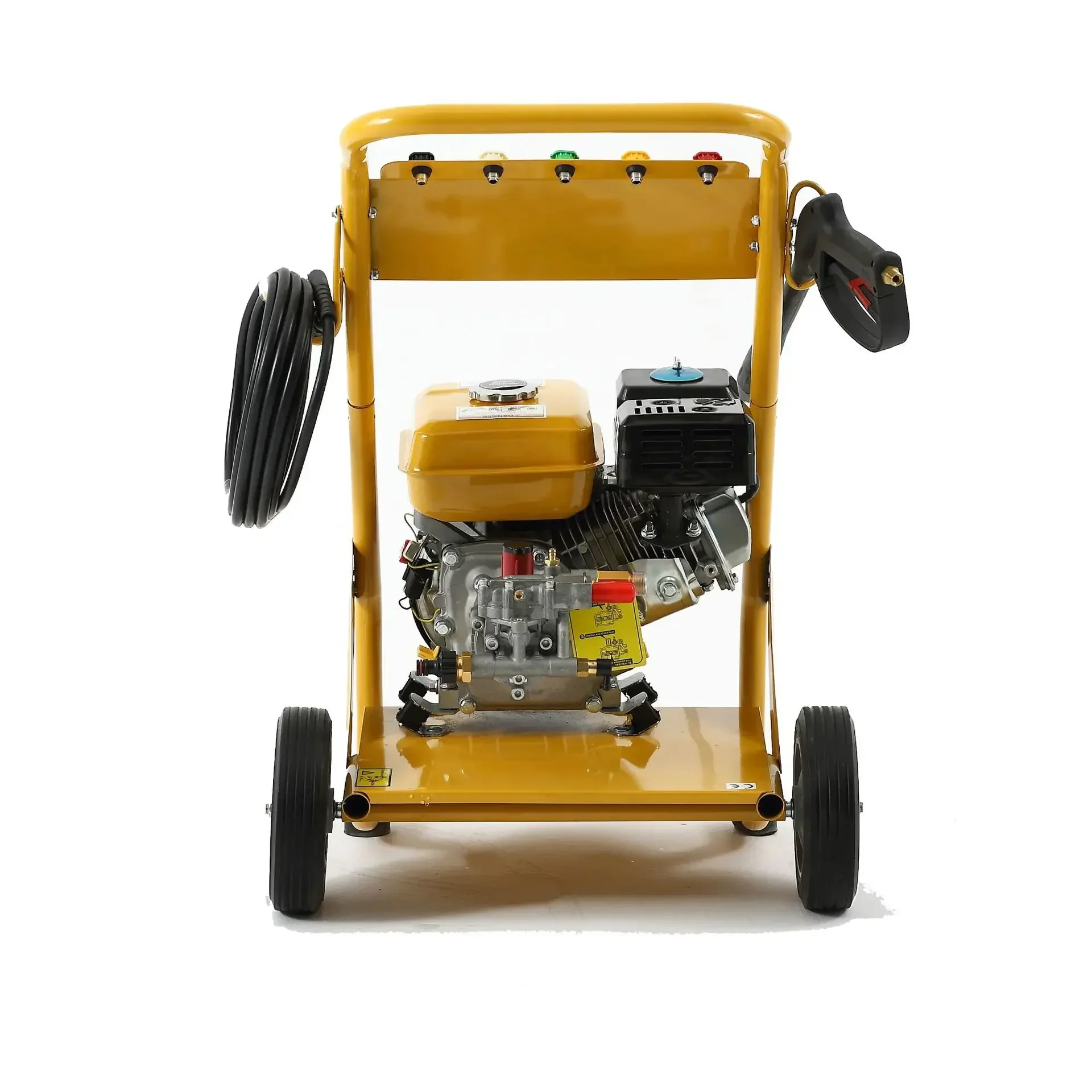 ZTP200 Mobile Road Washer Gasoline 150bar Pressure Aluminum Pump High Pressure Washer Car Washer Gun Foam Generator