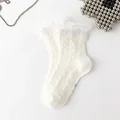 short floral white