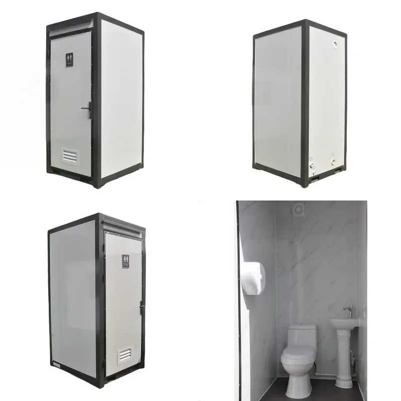 

SFW Certificate Modern Camping Bathroom Unit Moveable Toilet Portable Construction Site Mobile Toilet Outdoor Single Person