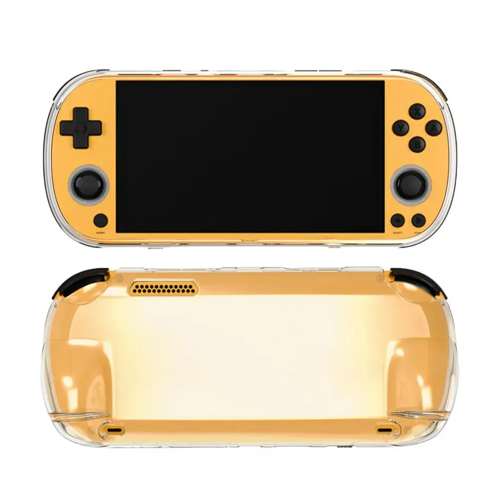 for TRIMUI Smart pro S Protective Case Clear / Transparent Black Anti Scratch Handheld Gaming Console Protective Shell