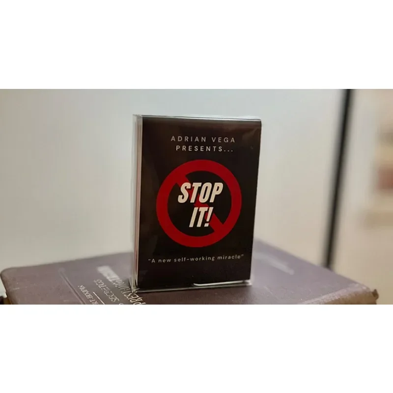 

Stop It! (Gimmicks) By Adrian Vega Card Magic and Trick Decks Close Up Performer Magic Tricks Professional Magician Beginner Bar