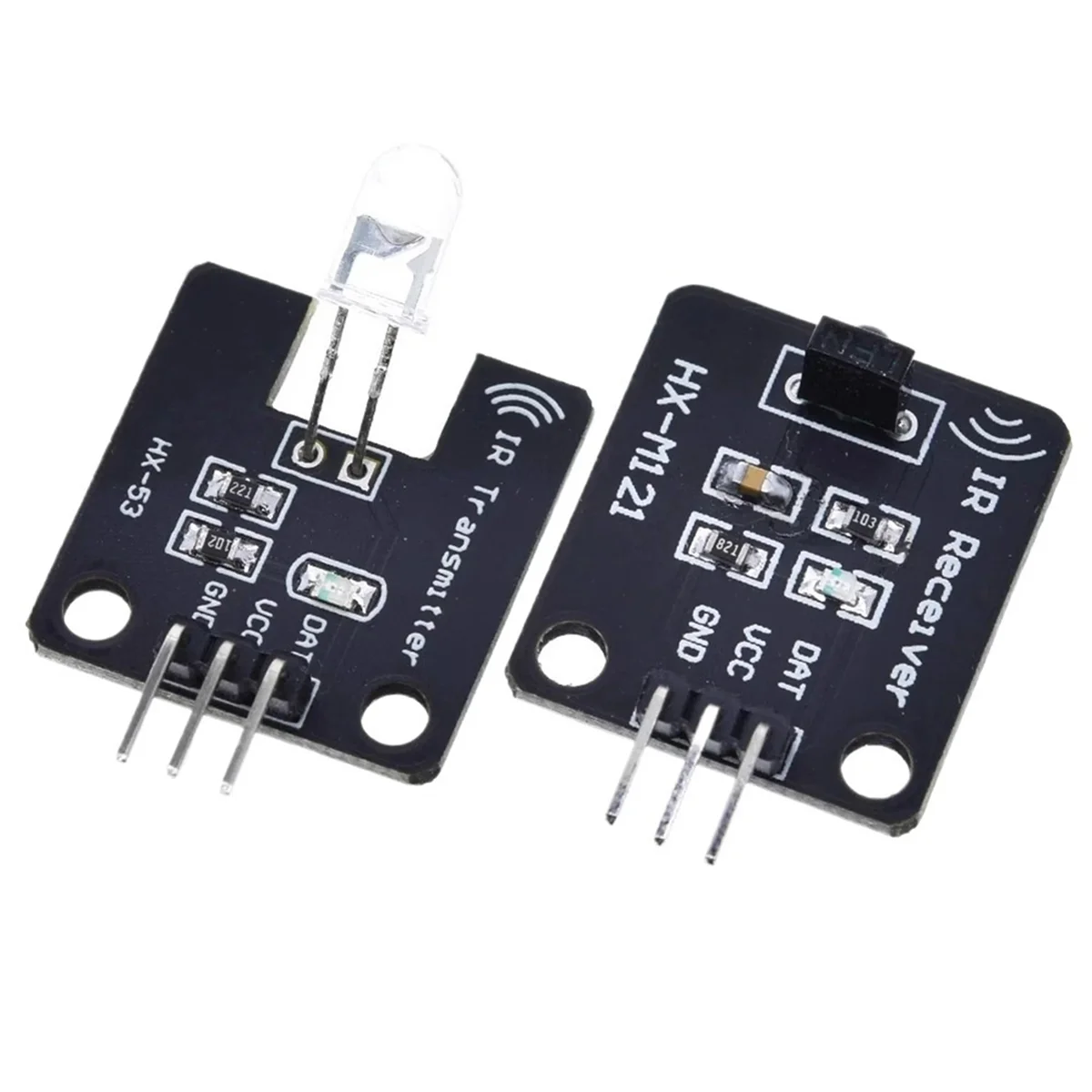 2025 New 1set IR Infrared Transmitter Module Digital 38Khz Infrared Receiver Sensor Module for Electronic Building Block