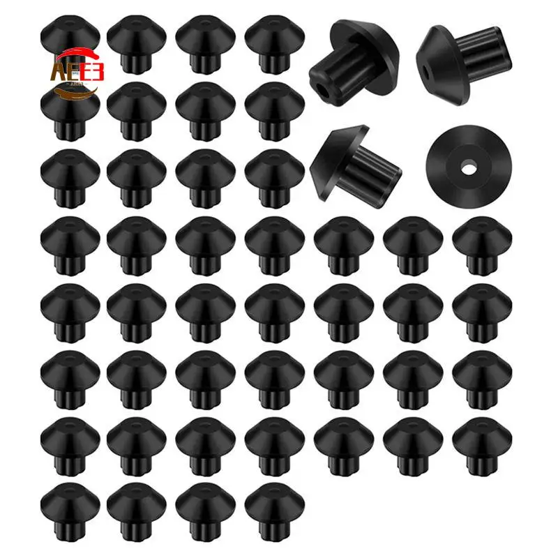 AEE3-48 Pcs Rubber Grate Feet Rubber Foot Replacements Compatible With GE WB2K101 Gas Range Burner Grate Replace WB02T10461