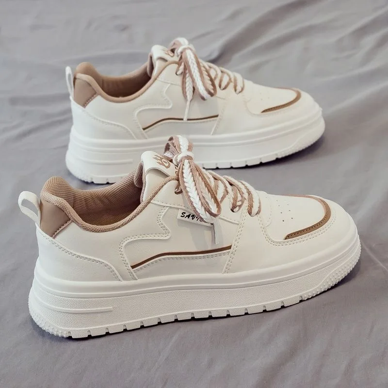 Women's Trendy Sneakers Breathable Mesh Upper Soft Soles Fashionable Casual Spring Autumn New Style Women's Footwear