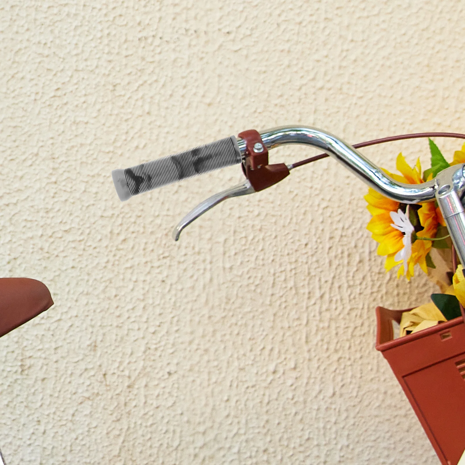 

1Pair Bicycle Handlebar Grips Ergonomic Non Slip Rubber Grip Pad for Beach Razor Tricycle Scooter Riding Handle Protection