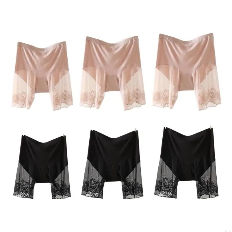 

L5YC Women Lace Slip Shorts Safety Leggings Anti-Chafing Invisible Underwear Panties