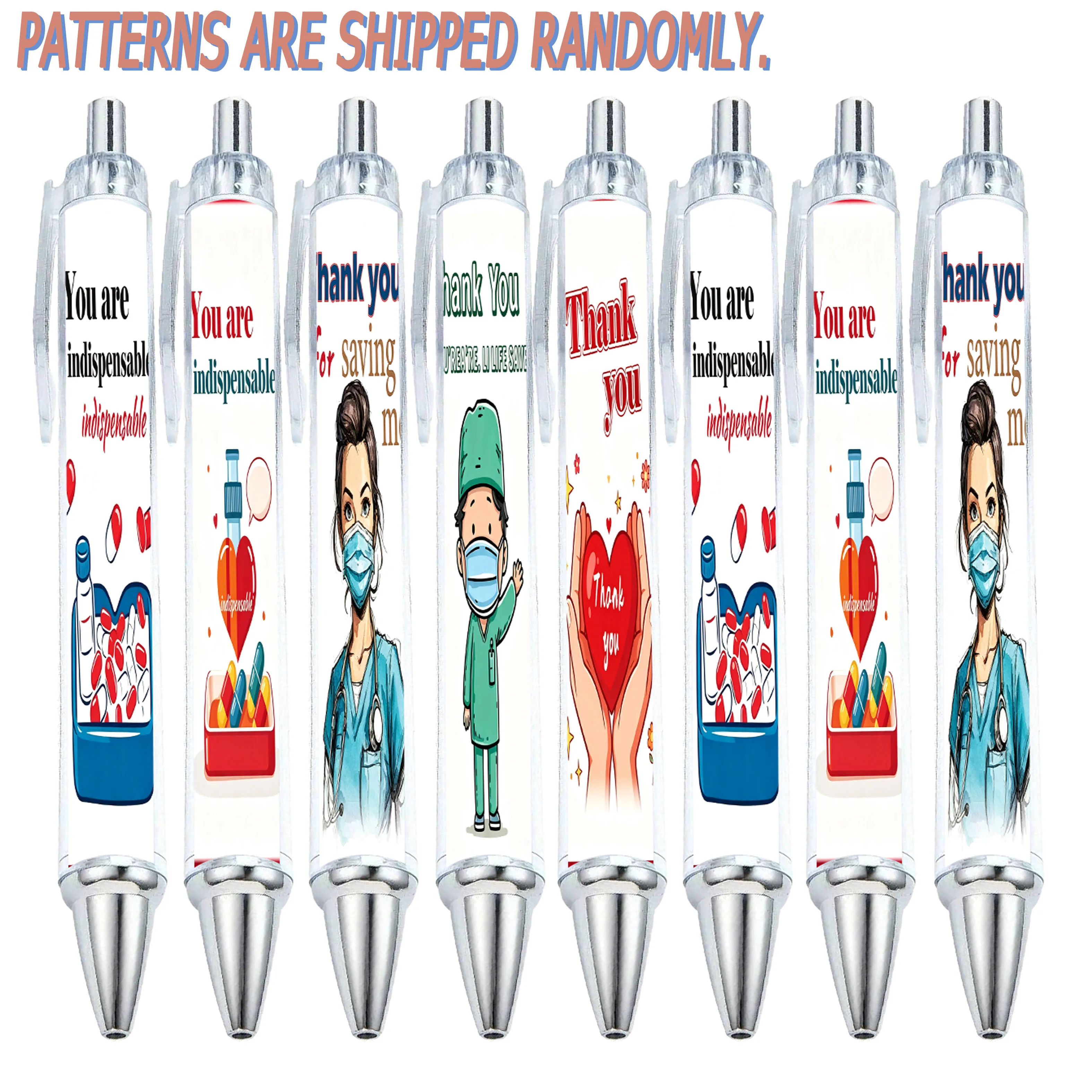 8 uds. de bolígrafos redondos  - Stationery Supply Business reseña y precio