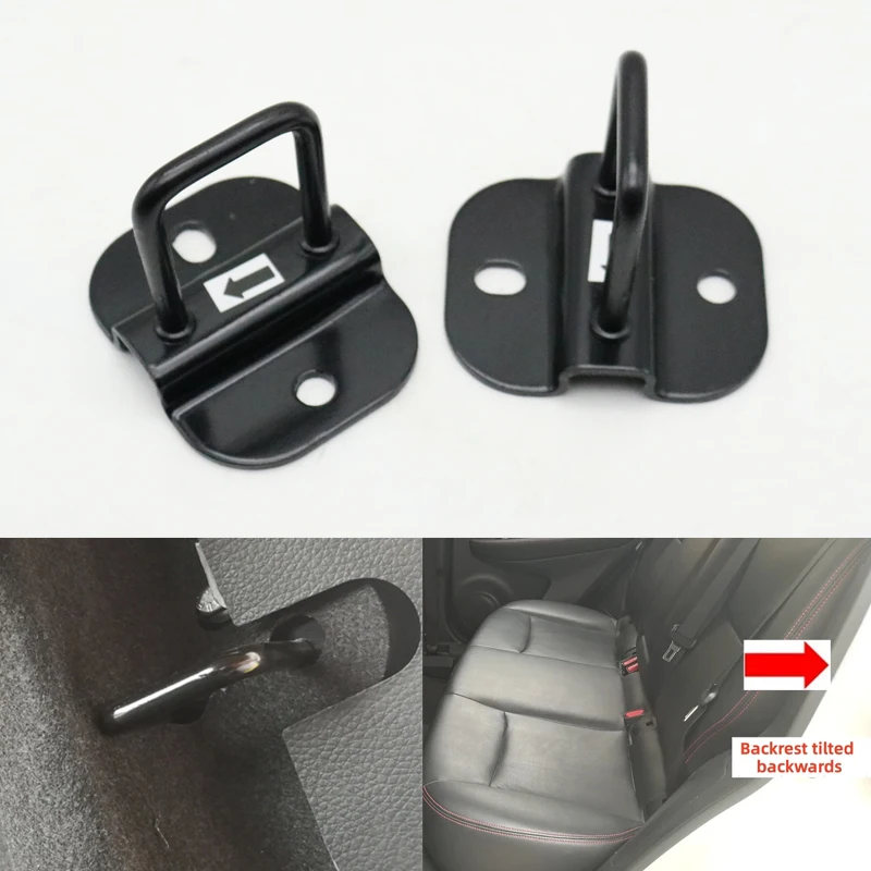 

2 шт. спинка заднего сиденья Модифицированная наклонная пряжка с обратным углом наклона для Renault Kadjar для Nissan Qashqai 2016-2019