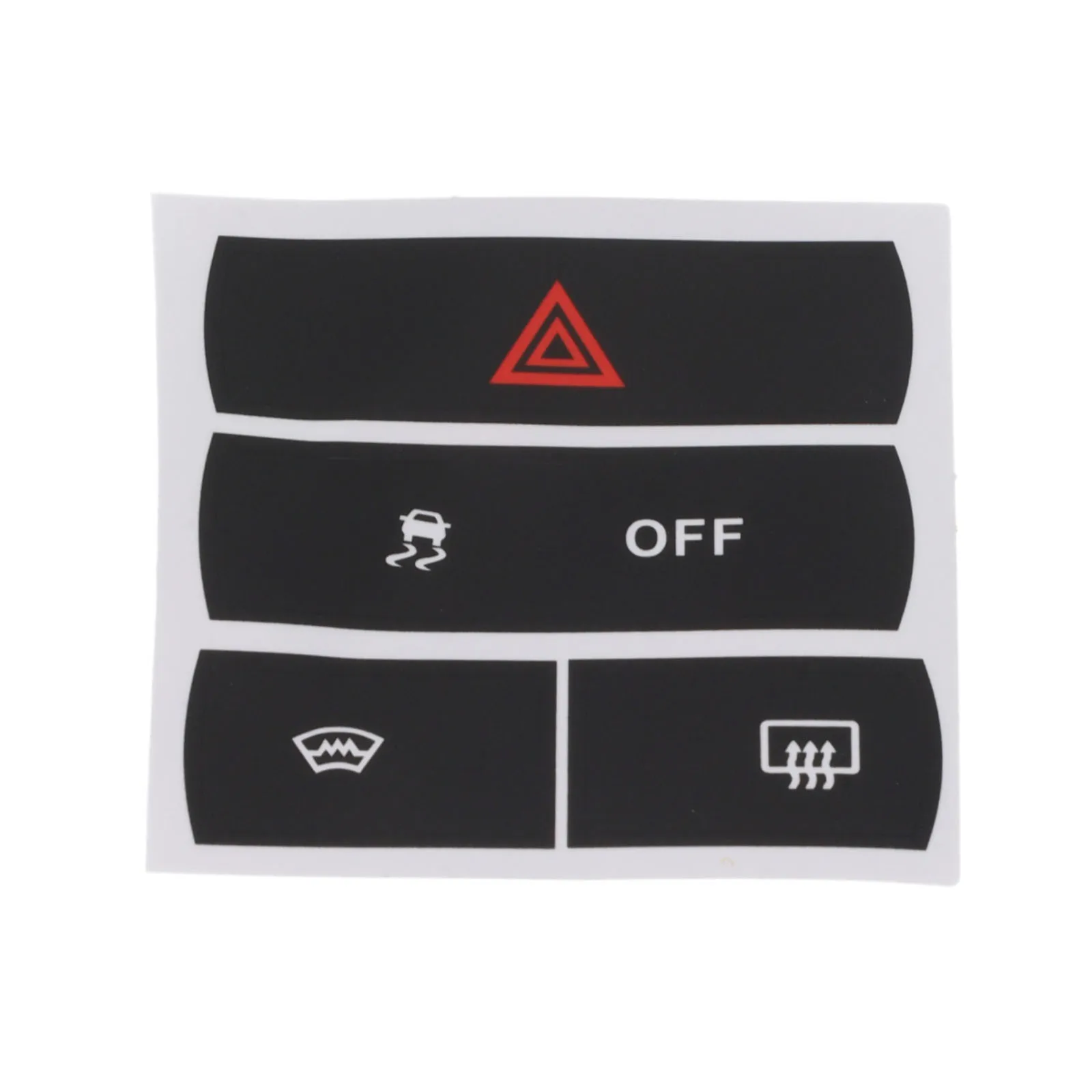 Auto Parts Repair Decal Sticker Waterproof Black Car Accessories Dustproof High Grade Vinyl Replacement Useful