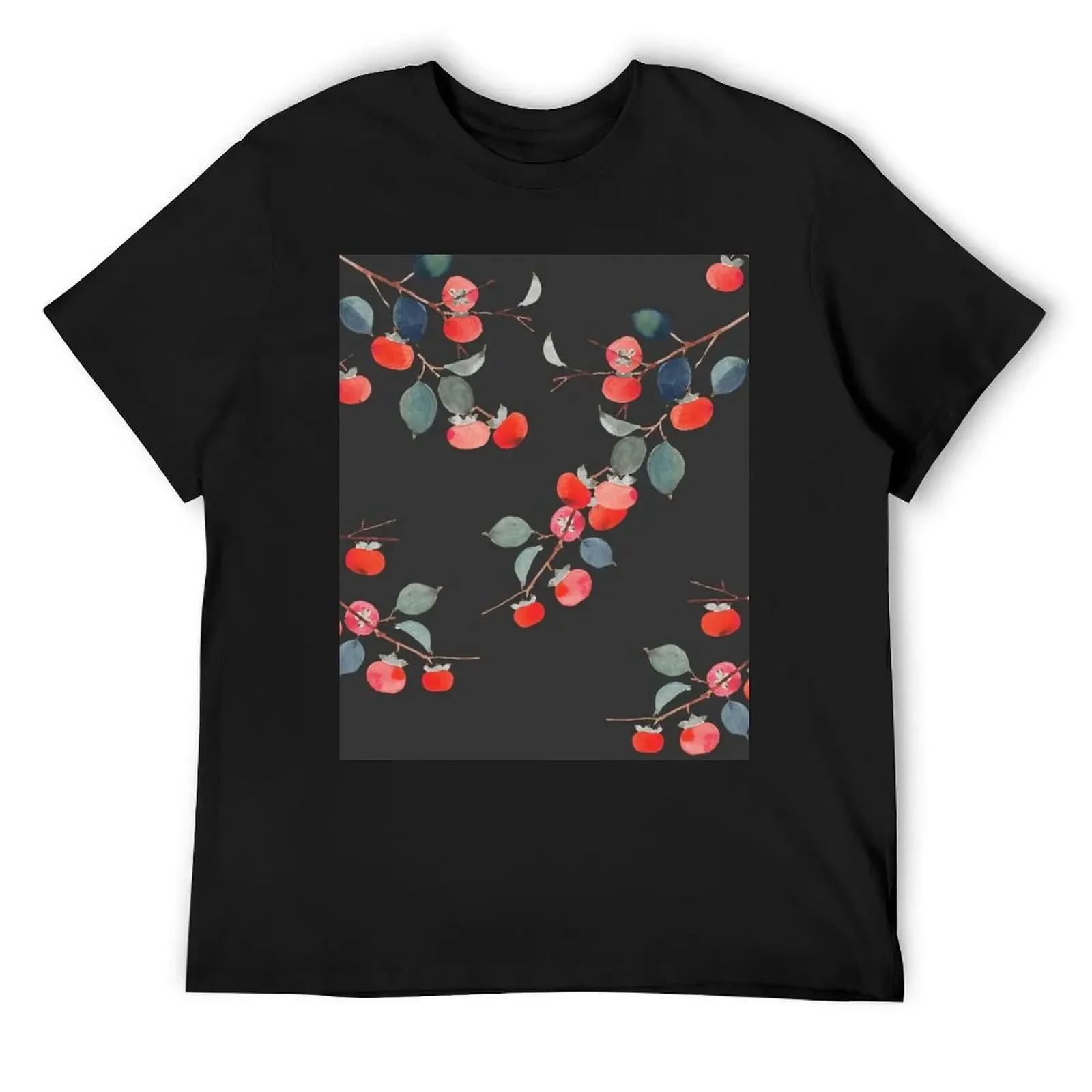 

Persimmon Harvest T-Shirt oversizeds hippie clothes fruit of the loom mens t shirts