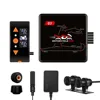 SYS VSYS Q3 오토바이 카메라, OLED 디스플레이, 유선 컨트롤러, TPMS,GPS, 주차 녹화 오토바이 대시 캠, 듀얼 나이트 비전 1