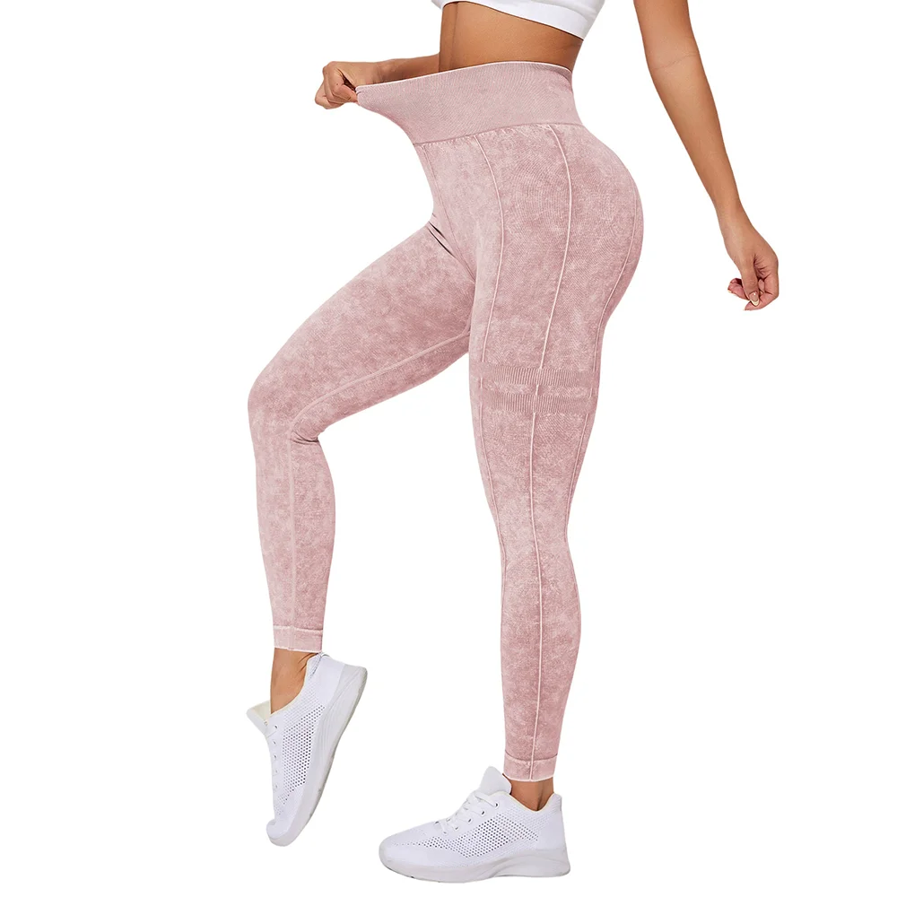 シームレスハイウエストヨガパンツ,速乾性,ランニングパンツ,セクシー,フィットネス,サンドウォッシュ,ファッション