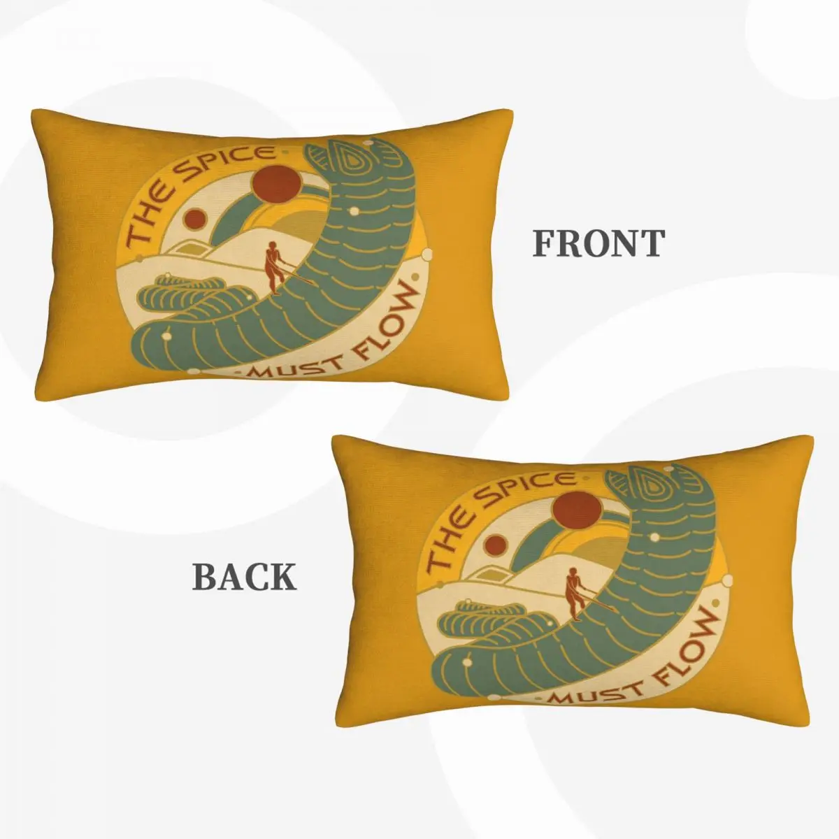 The Spice Must Flow Rectangle Pillowcase Cushion Cover Decorative Bedroom Bed Home Comfort Throw Pillow