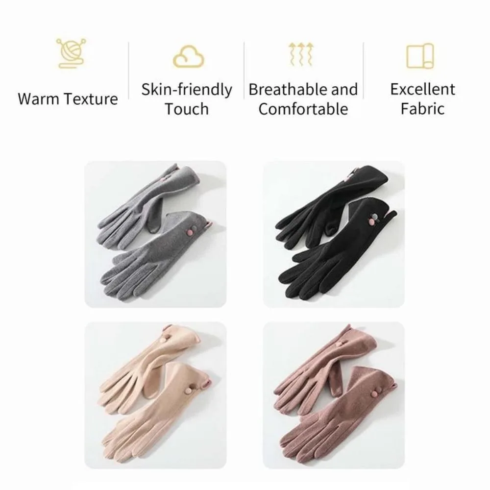 New Touchscreen Women's Warm Gloves Fashion Touch Screens Cold Weather Gloves Thermal Running Cyclin Winter Gloves