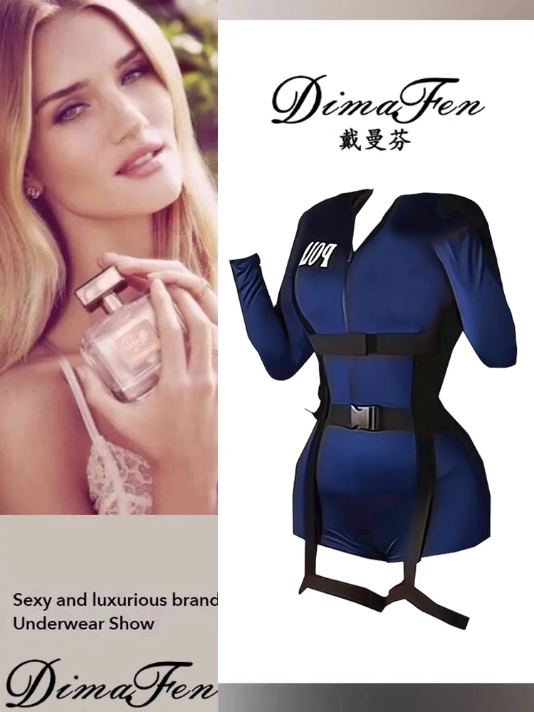 

Сексуальный облегающий комбинезон DMF: соблазнительный комплект с шортами на высокой талии из льняной ткани. Коллекция для офиса и повседневной носки. Весенняя коллекция.