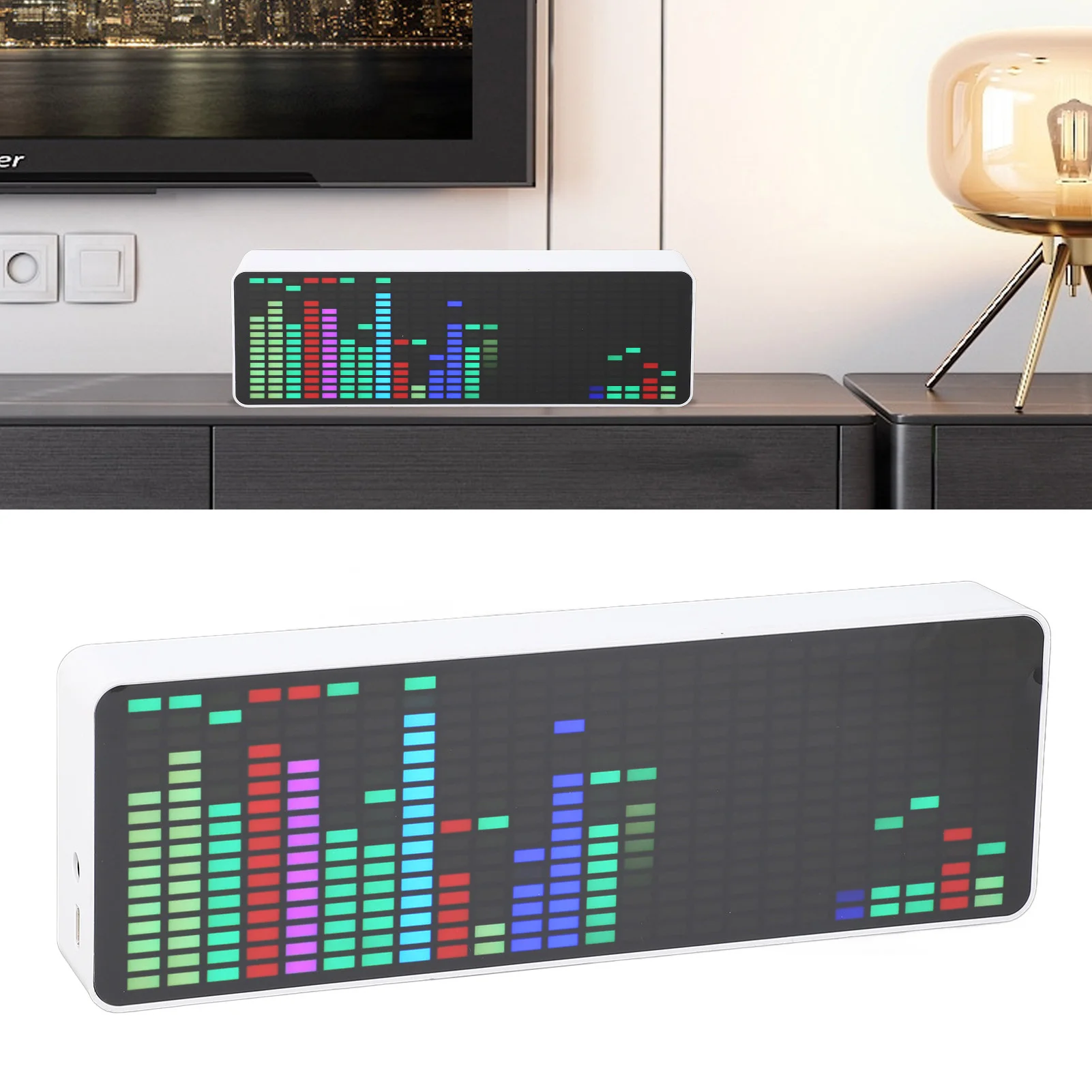 Display dello spettro musicale a LED colorato RGB Display dello spettro musicale 7 colori luminosi 20 resistenza dinamica per l'intrattenimento