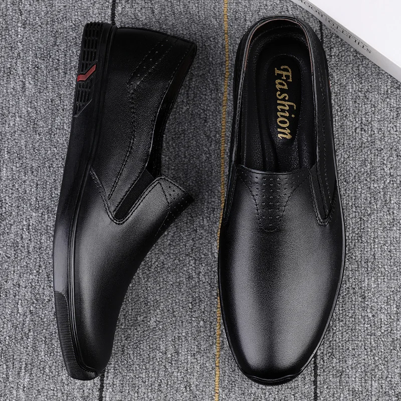 Moccasins Loafers Men's Genuine Leather Business High-End Men's Shoes Genuine Leather Business Men's Break