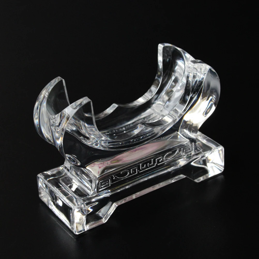 

4pcs Clear Jewelry St Bracelet Display Desktop Watch St Tray Decor Lightweight Stable Base Small Size