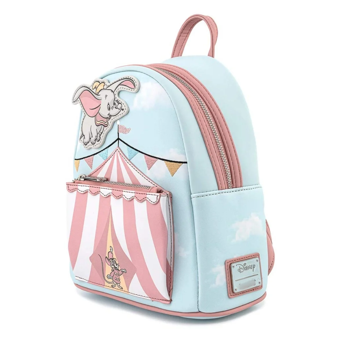 New Arrival Loungefly Disney Flying Circus Tent Backpack Dumbo Backpack Women'S Casual Backpack Purse Student Satchel Travel Bag