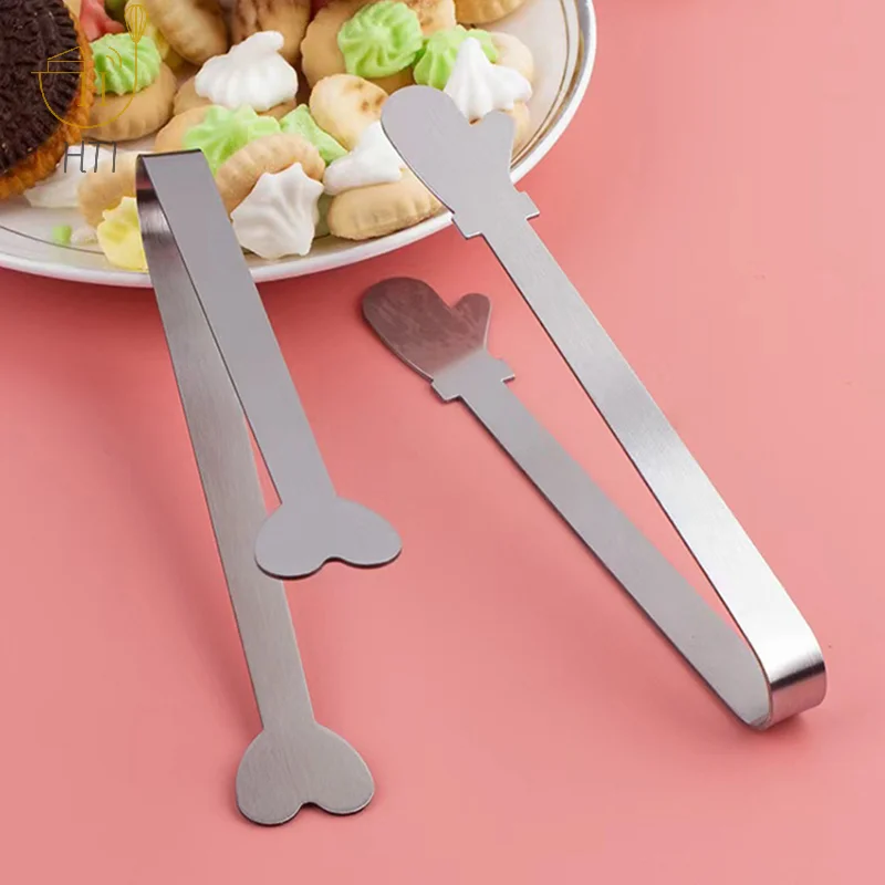 1 pz in acciaio inox Clip per alimenti Clip per il ghiaccio Clip per il pane Party Buffets pinze portatile per barbecue all'aperto strumento per gelato Clip strumento per la cucina di casa