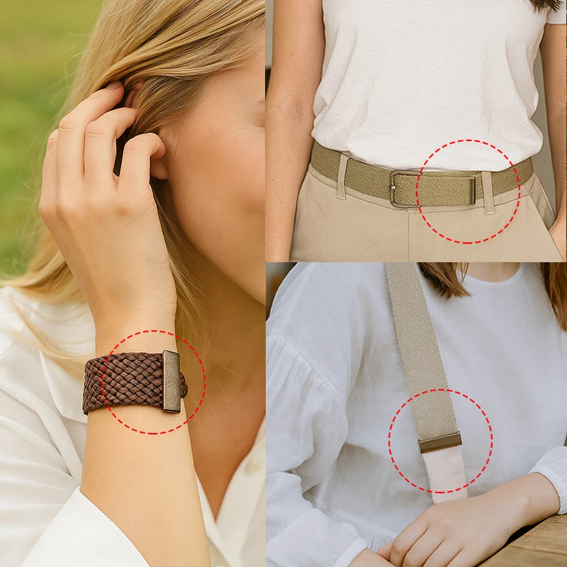 

10/20Pc Meetee 10-60mm Metal Bag Strap Tail Clip Buckle Suspender Belt End Lock Leather Cord Stopper DIY Tails Decor Accessories