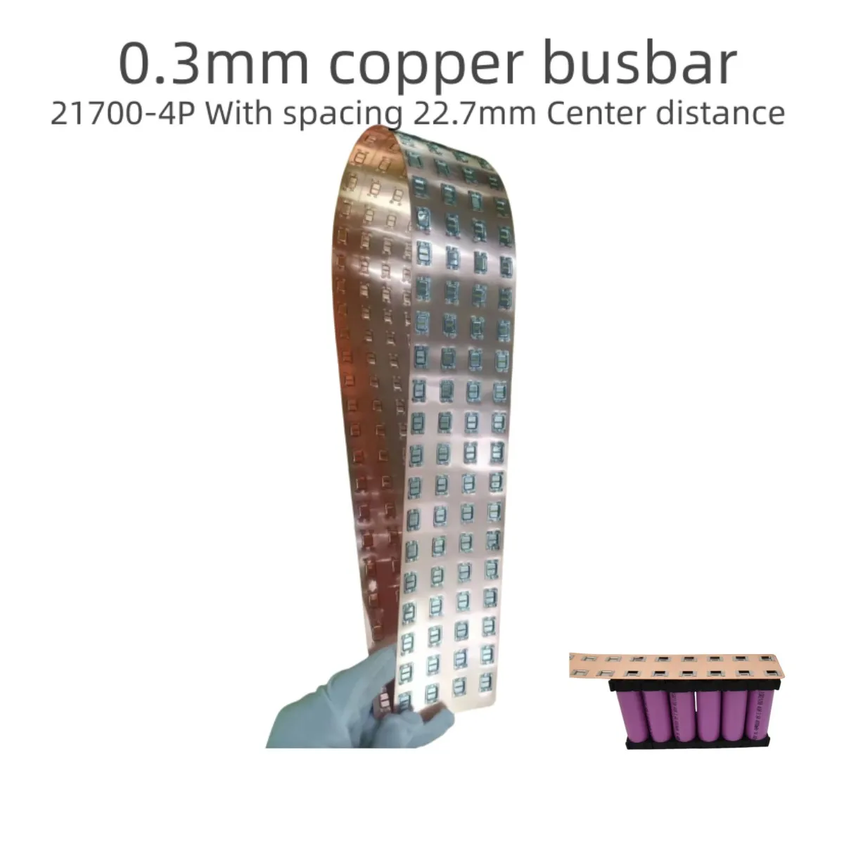 4P مربع 21700 شرائط النحاس والنيكل 0.3 مللي متر × 800 مللي متر بسبار قطع المكونات الإلكترونية تباعد 21.4 22.5 23-3 قطعة مجموعة قطع مجانية #3