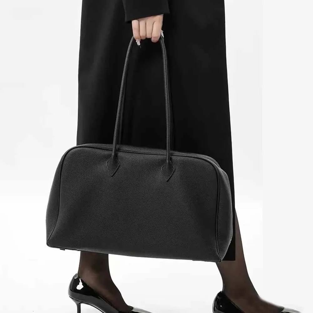 

Большая вместительная сумка первого слоя для женщин, сумка-подушка из воловьей кожи Togo, сумка для боулинга на плечо, сумки для подмышек Gunderarm, Boston