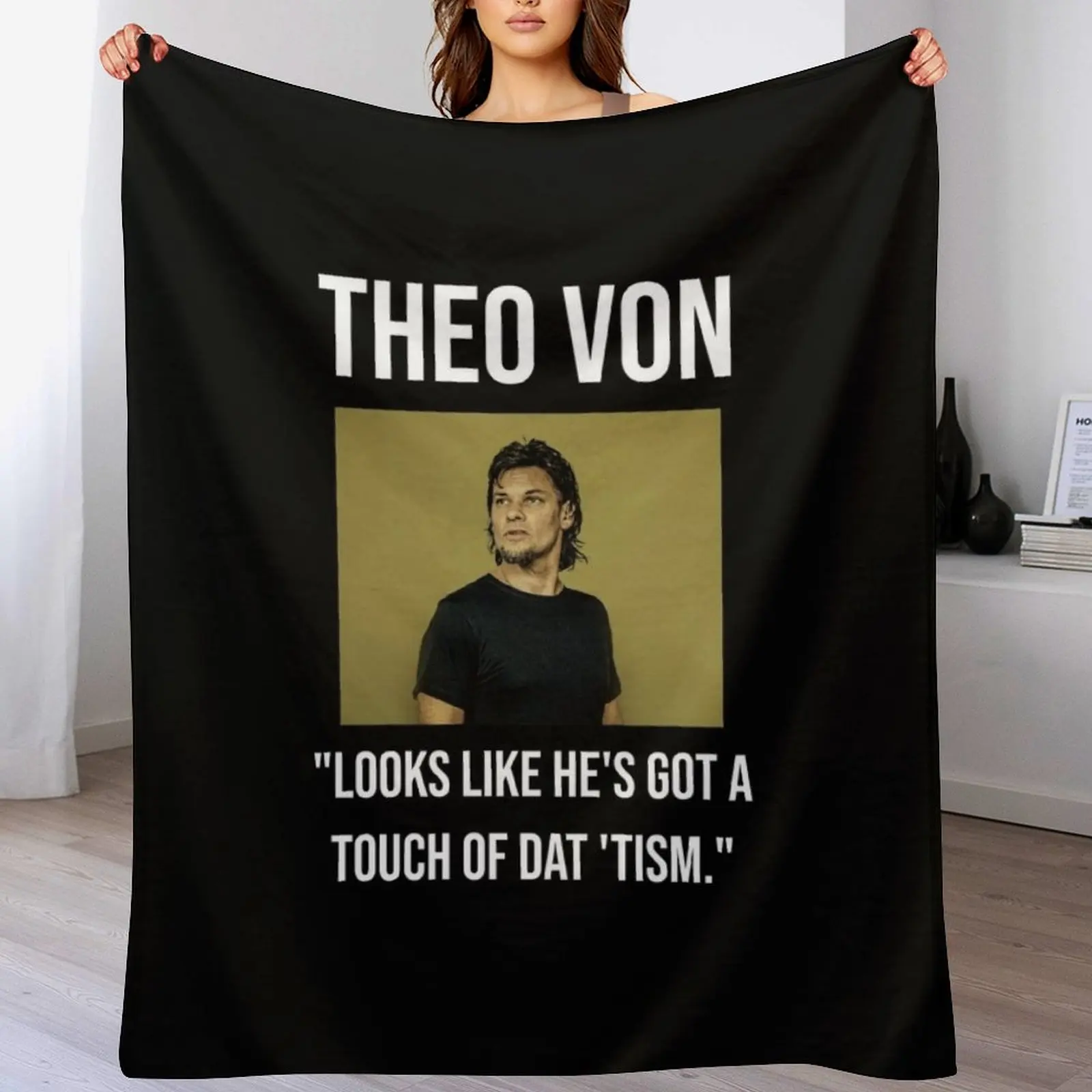 Theo Von Autism Throw Blanket