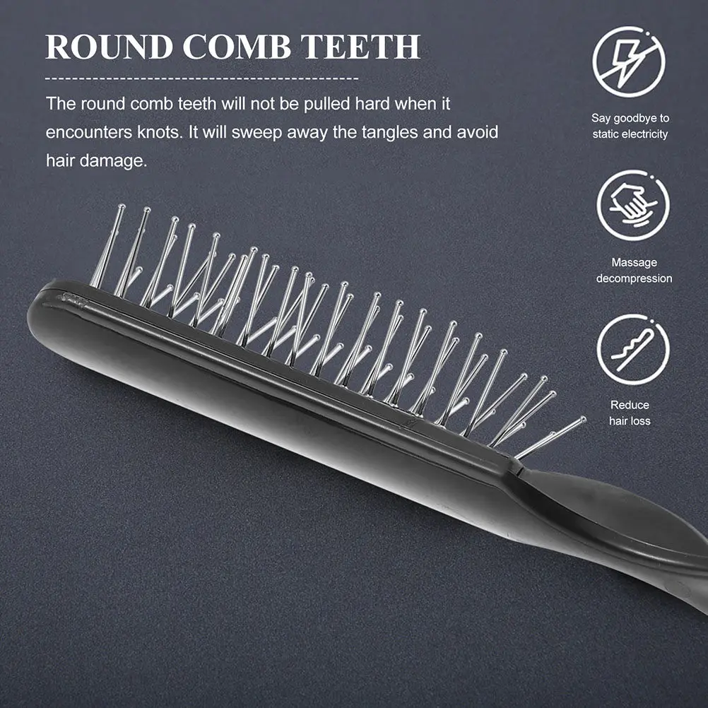 

3Pcs Hair Comb Airbag Massage Comb Smooth Rounded Teeth Scalp Massage Brush Promote Blood Circulation Hair Styling Brush