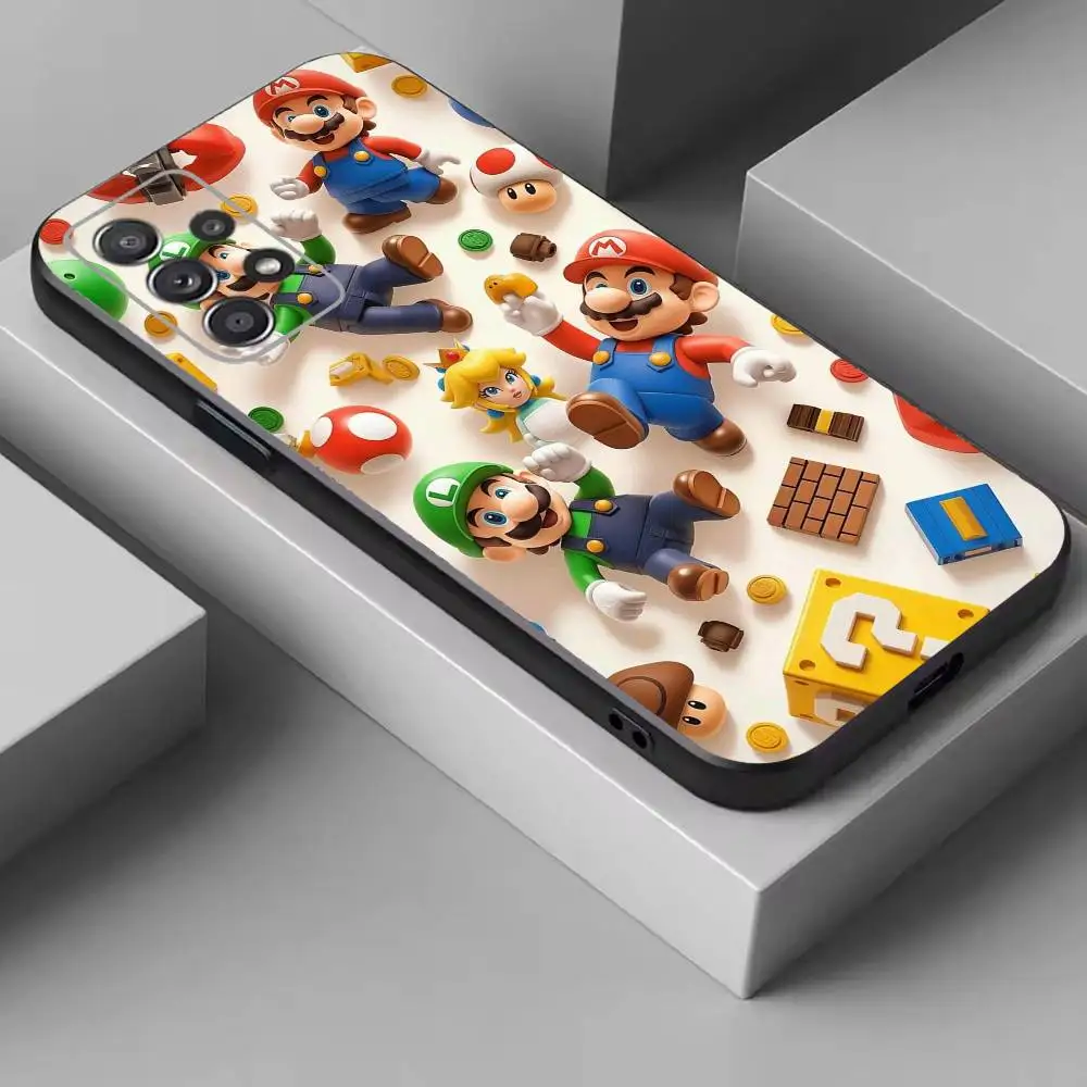 S-Super Game M-Mario Soft Black Phone Case for Samsung  S26,25,24,21,22,21,20,10,9,8,7,6Ultra,Plus,Fe, Lite view 2