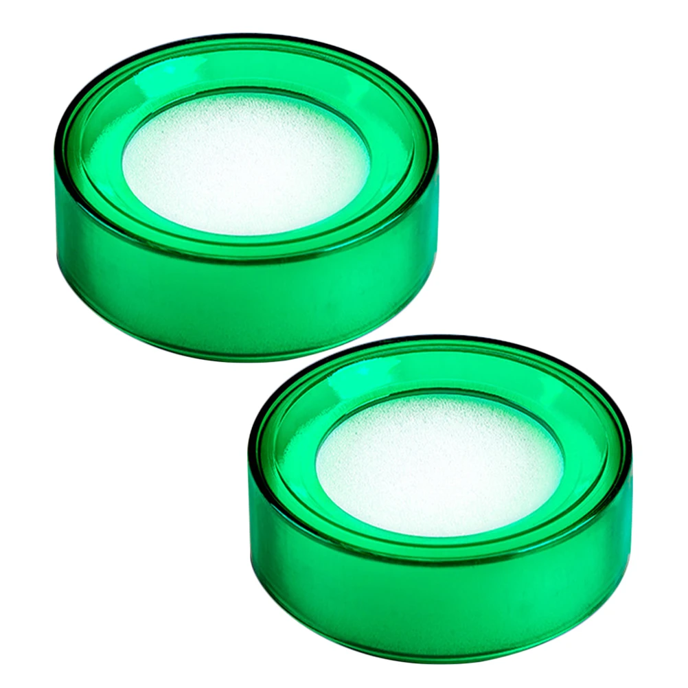 

2pcs Finger Moistener Sponge Cup for Counting Money Financial Office Use Plastic Easy Cleaning Multifunctional