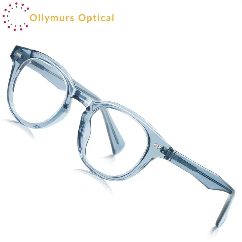 

Ollymurs Classic Fashion Women Men Prescription Progressive Eyeglasse Blue Light Filter Myopia Glasses Photochromic Round Glasse