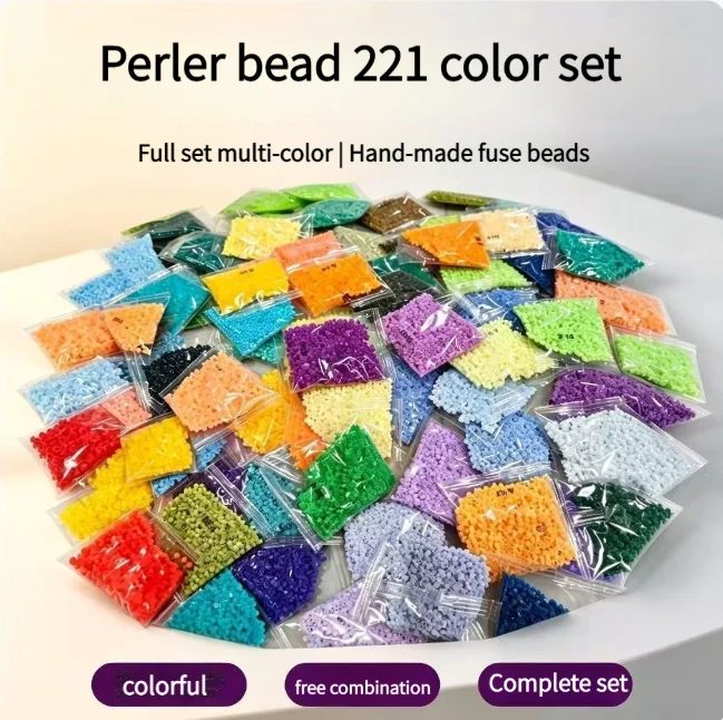 C set of 29 colors, 100 grams each (approx. 10000 beads per pack, 29 packs total), DIY pixel puzzle and handmade bead materials
