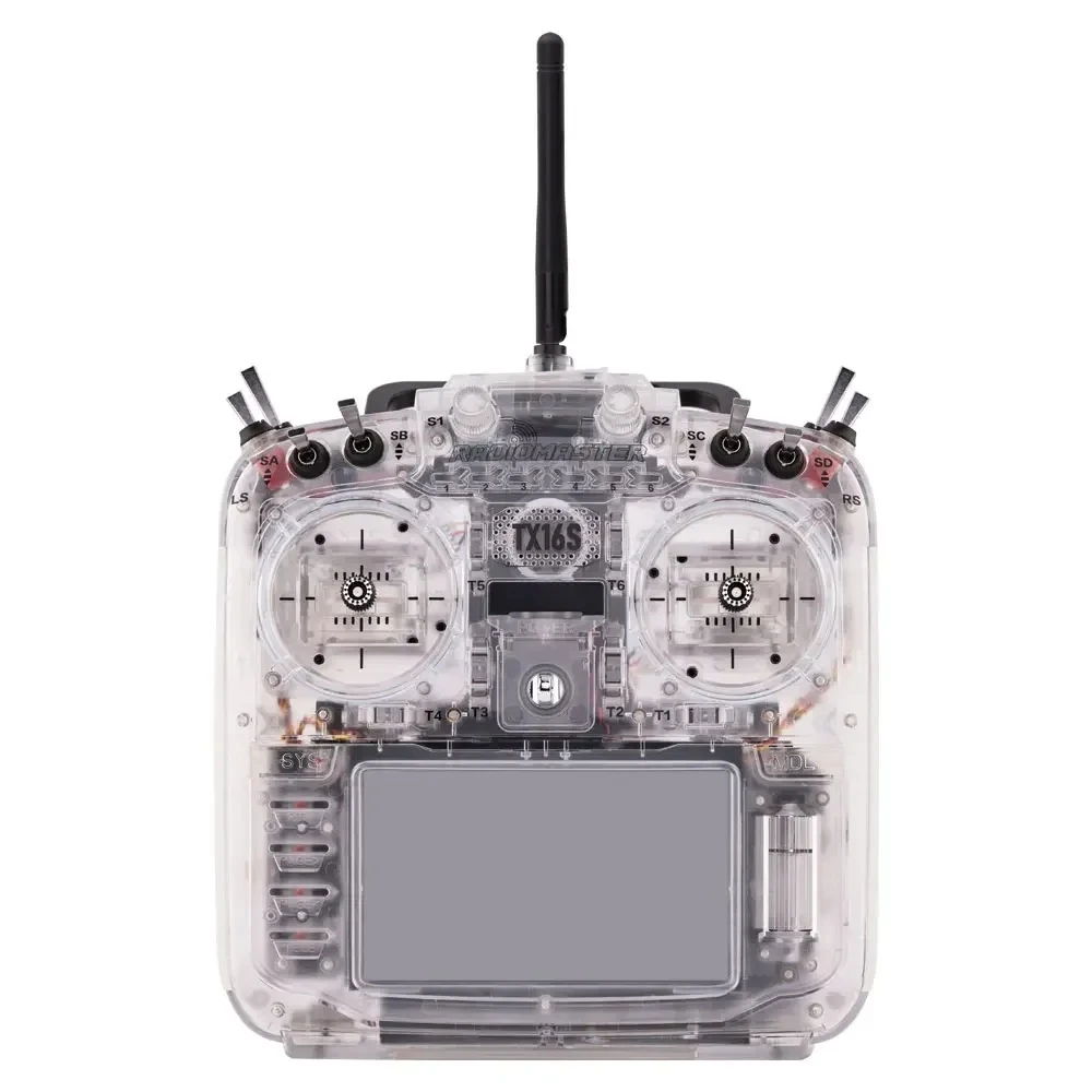 Radiomaster TX16S MKII Transparent RGB Edition ELRS Built in RGB LED V4.0 Hall Gimbal Transmitter Remote Control
