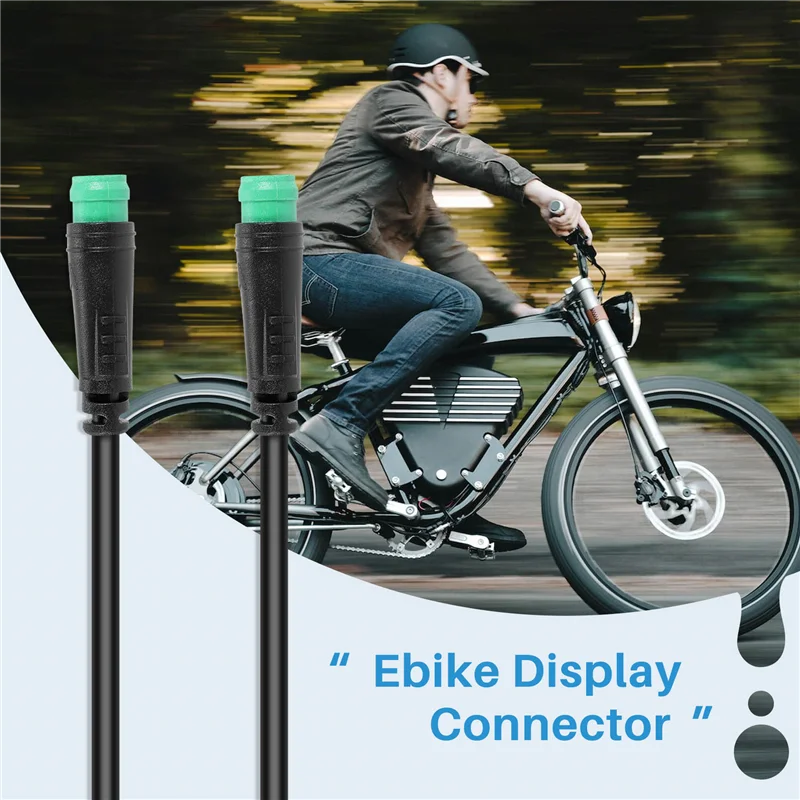 

AA91 Electric Bicycle Ebike 5 Pin Male to Male Display Extension Cable Connector for Bafang Mid Motor BBS01/BBS02/BBSHD