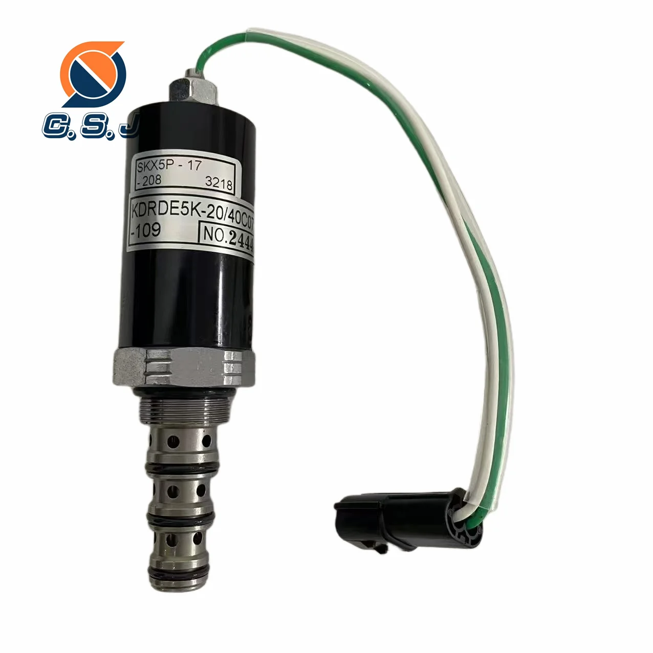 R215-7 Solenoid Valve XJBN-00382 XJBN00382 40C07-109 for Hyundai R110-7 R140LC-7 R160LC-7 R180LC Excavator Electric Parts
